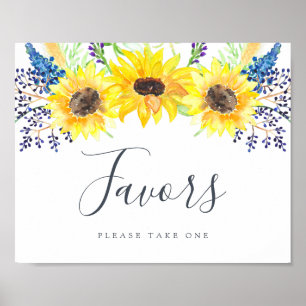 Flowerfields Wedding Favour Sign