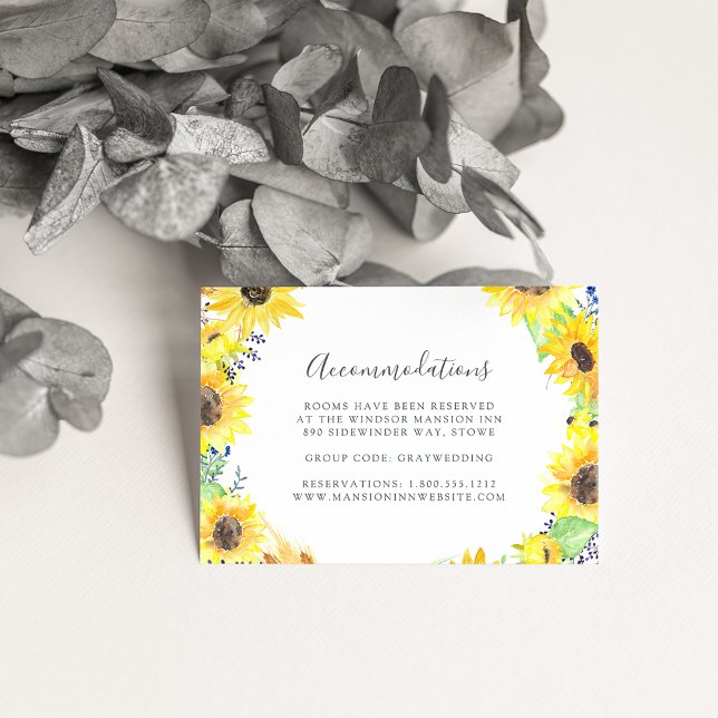 Flowerfields | Wedding Hotel Accommodation Cards (Creator Uploaded)