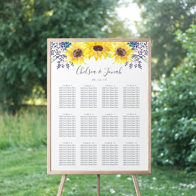 Flowerfields Wedding Seating Chart (Creator Uploaded)