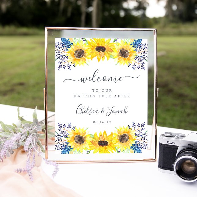 Flowerfields Wedding Welcome Poster (Creator Uploaded)