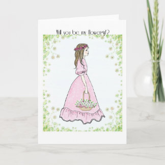 flowergirl invitation