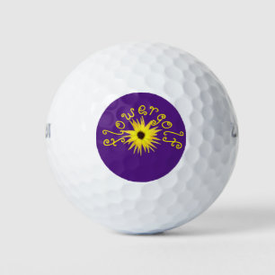 FlowerGolf Yellow 1 Golf Balls