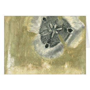 Flowerhead Abstract with Glazed Texture