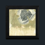 Flowerhead Abstract with Glazed Texture Gift Box<br><div class="desc">A glazed jade green celadon tone surrounds this abstract flowerhead piece created by Jennifer Goldberger. You can almost feel the texture under your fingers. A beautiful piece that would look great on your wall or as a print on a t-shirt!</div>