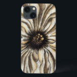 Flowerhead Fresco on Tan Background iPhone 13 Case<br><div class="desc">A large flowerhead makes up the majority of this fresco. Resting on a tan background the piece has a very rustic feel. This would make a lovely addition to any home!</div>