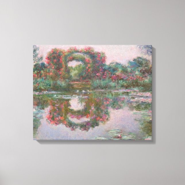 Flowering Arches, Giverny - Claude Monet - c1913 Canvas Print (Front)