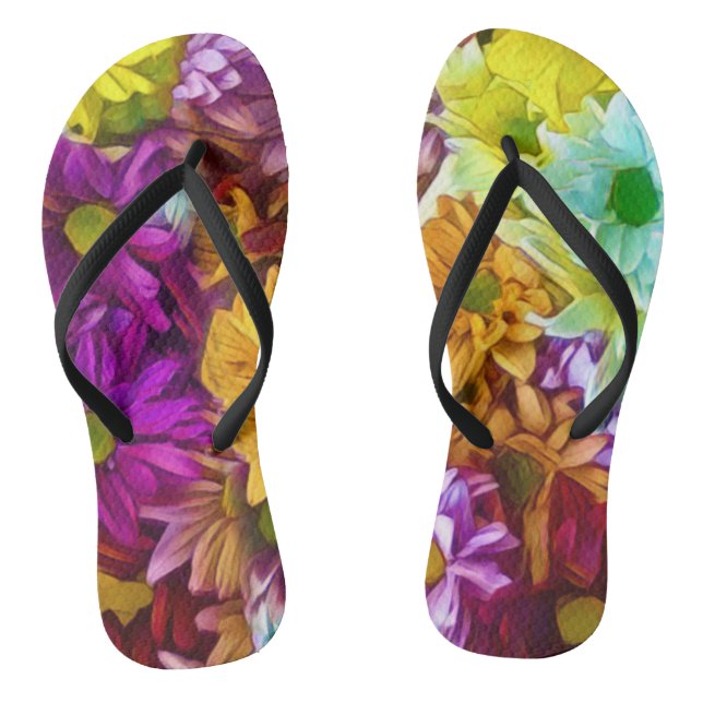 Flowering Autumn Jandals (Footbed)