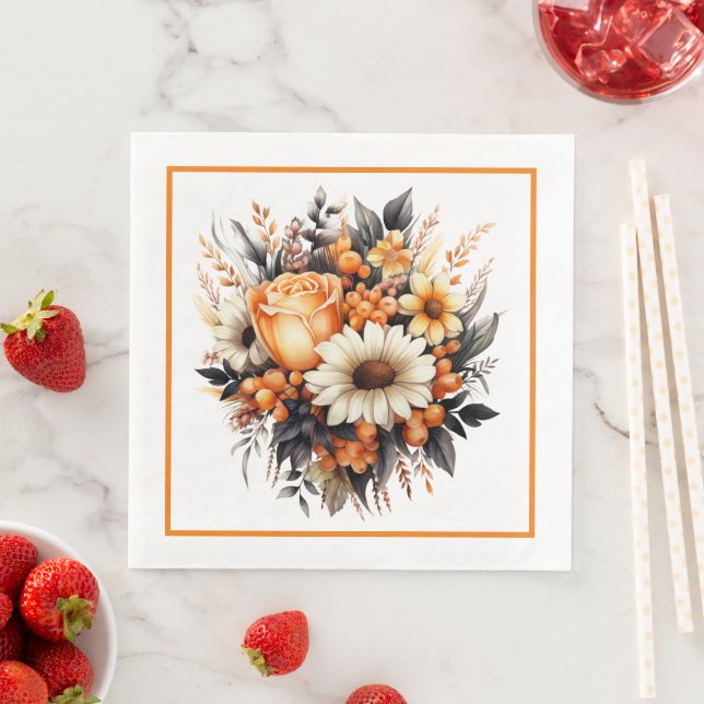 Flowering Bouquet Napkin (Insitu)