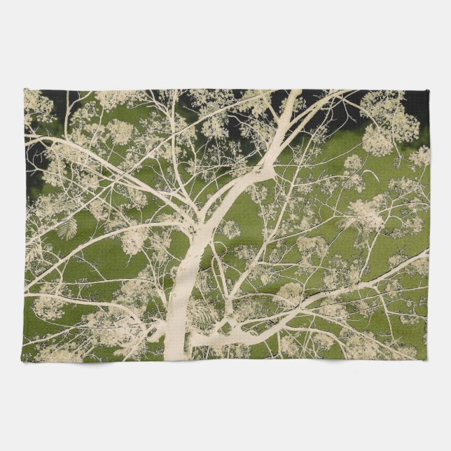 Flowering Branches Tea Towel (Horizontal)