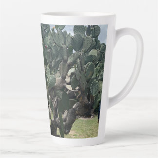 Flowering Cactus Tall Latte Mug