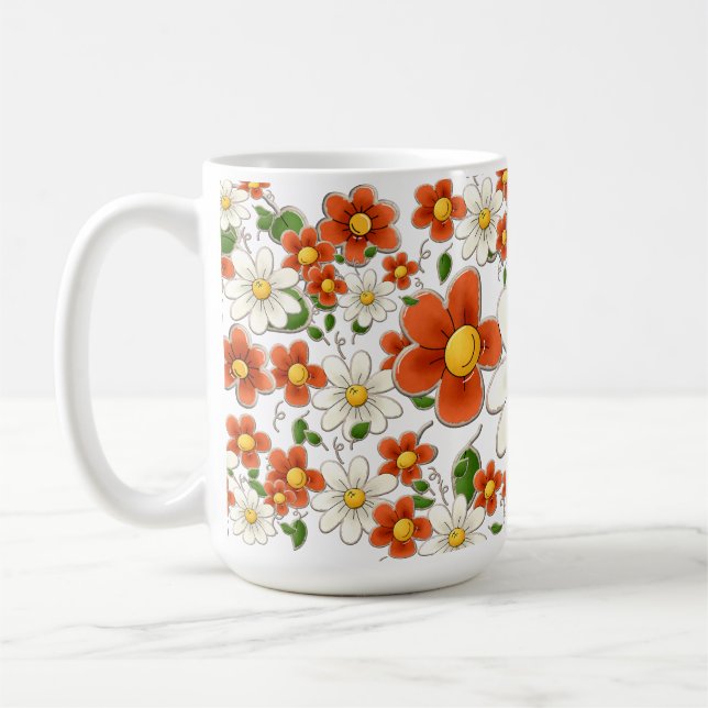 Flowering Coffee Mug (Left)