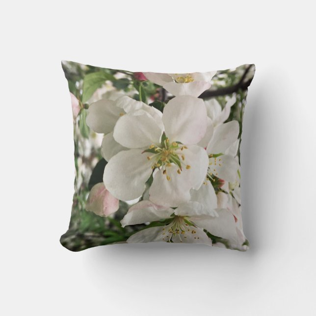 Flowering Crabapple Cushion (Front)