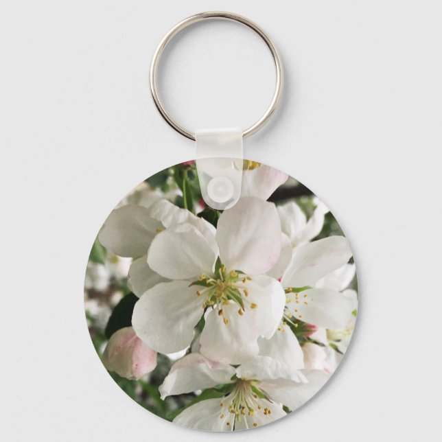 Flowering Crabapple Key Ring (Front)