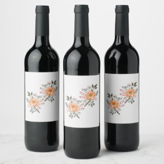 flowering duet wine label