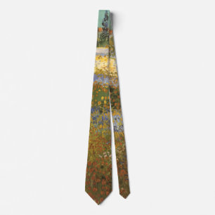 Flowering Garden by Vincent van Gogh Tie
