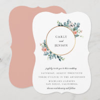 Flowering Garden Golden Hoop Wedding