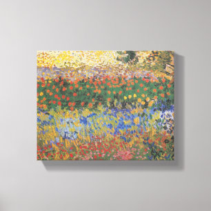 Flowering Garden - Vincent van Gogh Canvas Print