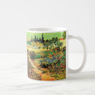 Flowering Garden with Path by Vincent van Gogh Coffee Mug