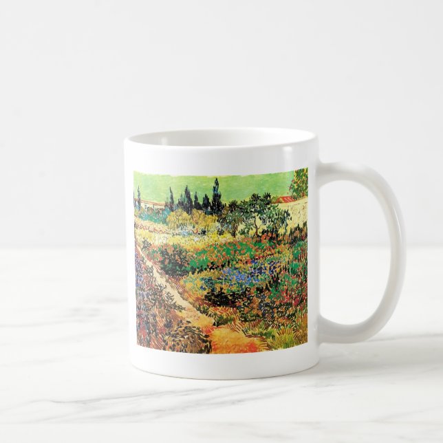 Flowering Garden with Path, Vincent van Gogh Coffee Mug (Right)