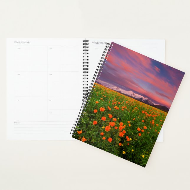 Flowering Globe Flower Planner (Display)
