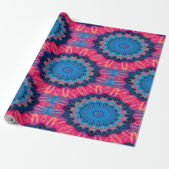 Flowering Mandalas...... Wrapping Paper (Unrolled)