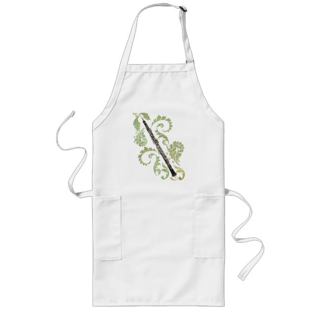 Flowering Oboe Long Apron (Front)