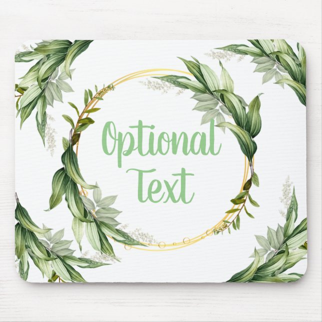 Flowering Olive Tree Branches  Mouse Pad (Front)