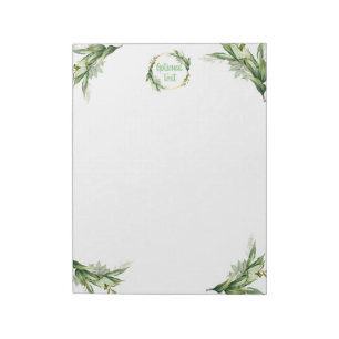 Flowering Olive Tree Branches  Notepad