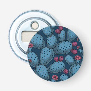 Flowering opuntia bottle opener
