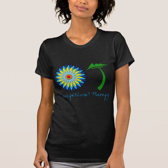 Flowering OT letters T-Shirt (Front)