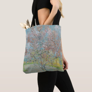 Flowering Peach Tree Tote Bag