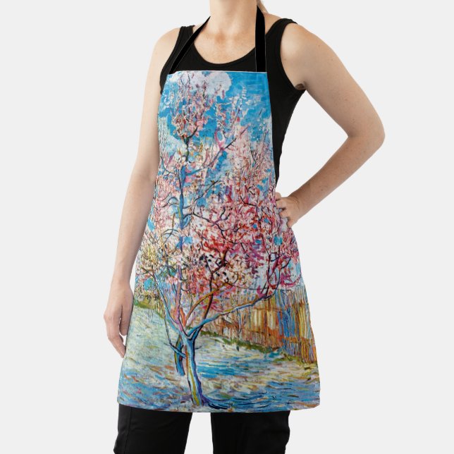 Flowering Peach Tree, Van Gogh Apron (Insitu)