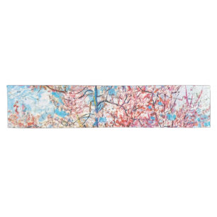 Flowering Peach Tree, Van Gogh Short Table Runner