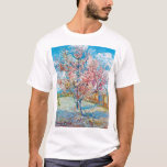 Flowering Peach Tree, Van Gogh T-Shirt<br><div class="desc">Vincent Willem van Gogh (30 March 1853 – 29 July 1890) was a Dutch post-impressionist painter who is among the most famous and influential figures in the history of Western art. In just over a decade, he created about 2, 100 artworks, including around 860 oil paintings, most of which date...</div>