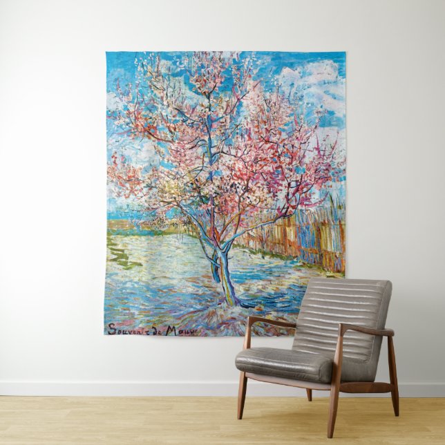 Flowering Peach Tree, Van Gogh Tapestry (In Situ)