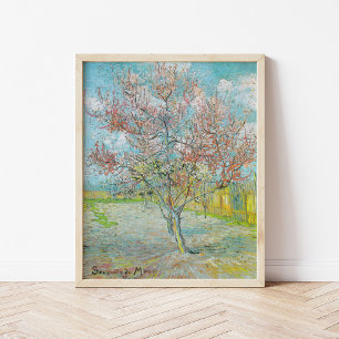 Flowering Peach Tree Vincent van Gogh Poster