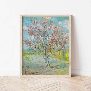 Flowering Peach Tree   Vincent Van Gogh Poster