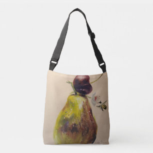 Flowering Pear and Bee Tote