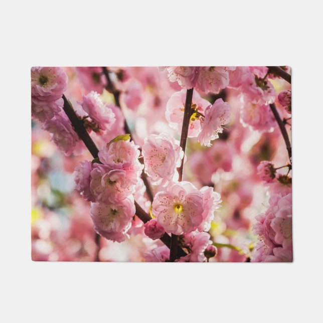 Flowering Plum - Pink Paradize Doormat (Front)