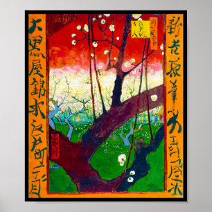 Flowering Plum Tree (after Hiroshige), Van Gogh Poster