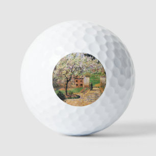 Flowering Plum Tree, Eragny Camille Pissarro Golf Balls