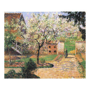 Flowering Plum Tree, Eragny Camille Pissarro Photo Print