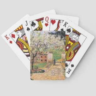 Flowering Plum Tree, Eragny Camille Pissarro   Playing Cards