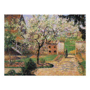 Flowering Plum Tree, Eragny Camille Pissarro Poster