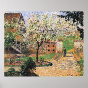 Flowering Plum Tree, Eragny Camille Pissarro   Poster