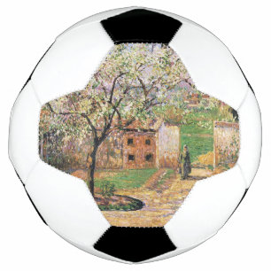 Flowering Plum Tree, Eragny Camille Pissarro Soccer Ball