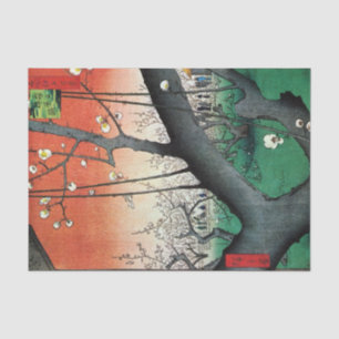 Flowering Plum Tree, Hiroshige Tissue Paper