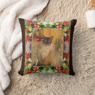 Flowering Quince Blossoms Create Your Own Photo Cushion