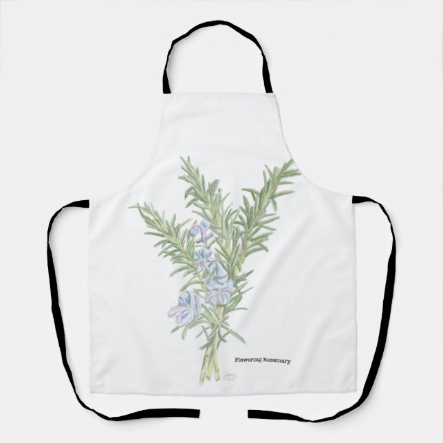 Flowering Rosemary Apron (Front)