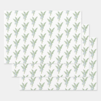 Flowering Rosemary Wrapping Paper Sheet